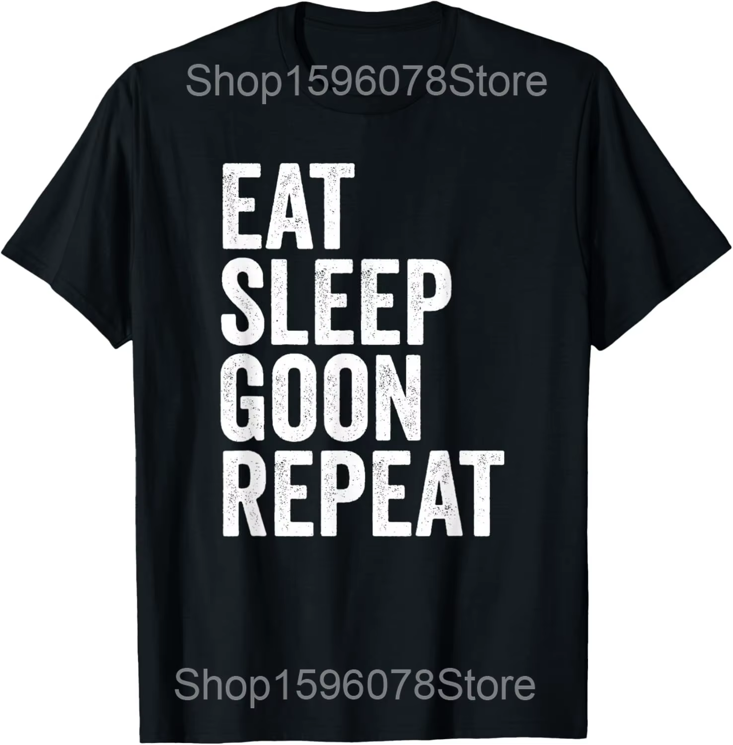 Drôle Goon Meme je suis mis mon Gooning pour être ici t-shirts hommes coton Humor Streetwear t-shirt