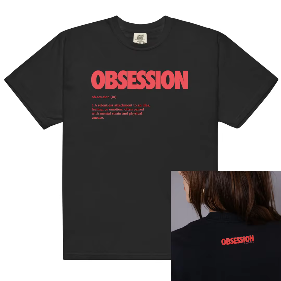 T-Shirt Obsession Definition avec image de film, T-shirt graphique, mode d'été, en pur coton, pour h