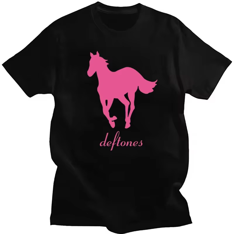 Deftones Rock Band T-shirt imprimé femmes hommes Streetwear Y2K haut à manches courtes été Vintage r
