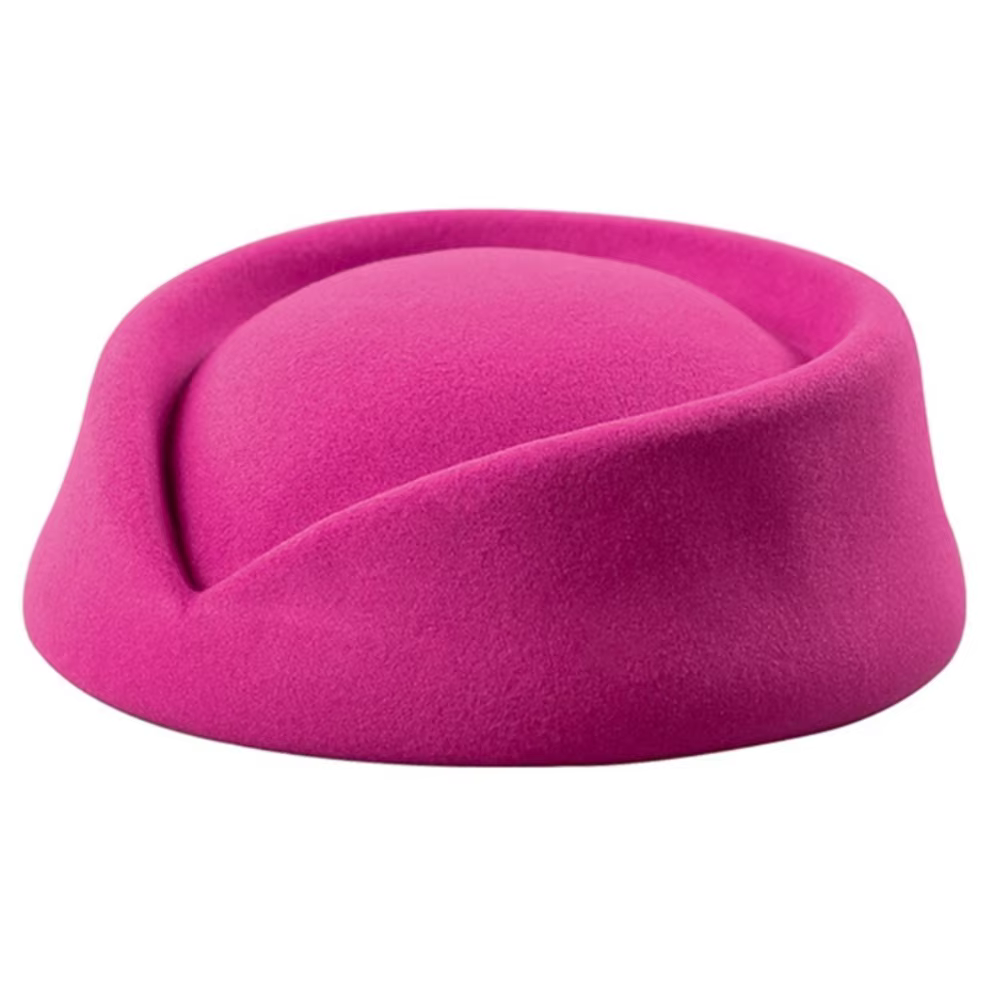 Chapeau d'agent de bord Vintage, chapeau de boîte à pilules, chapeau en forme de larme, casquettes d