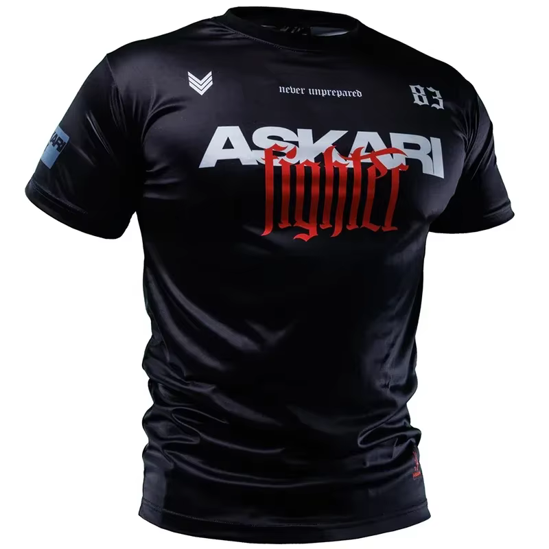 T-shirt de combat ASKARI, un vêtement respirant, durable et à séchage rapide, adapté aux hommes et a