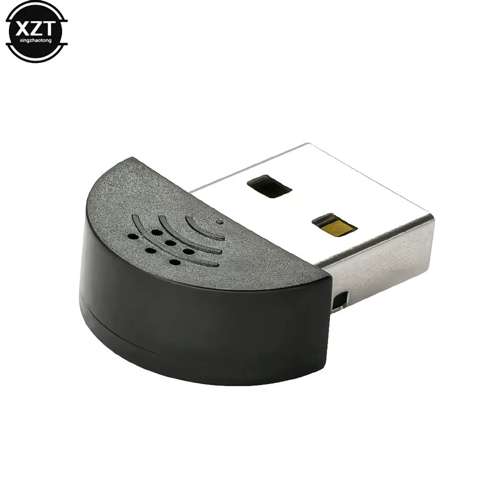 Microphone super mini USB 2.0, adaptateur audio, studio portable, micro vocal, pilote gratuit pour o