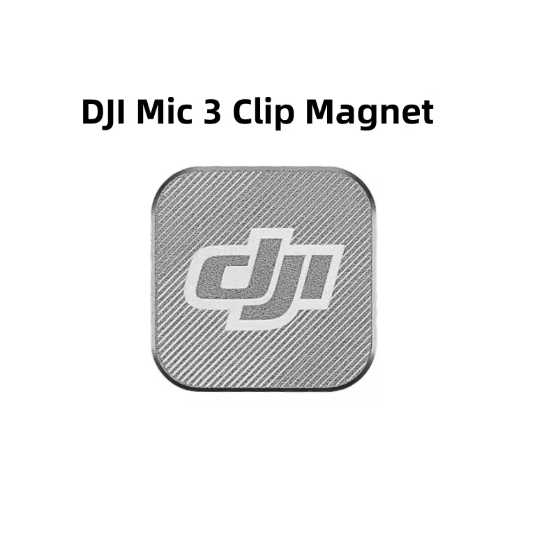 Microphone Original Mic 3, Mini Microphone Mic 2, Clip Magnétique pour Microphone DJI - Clip Magnéti
