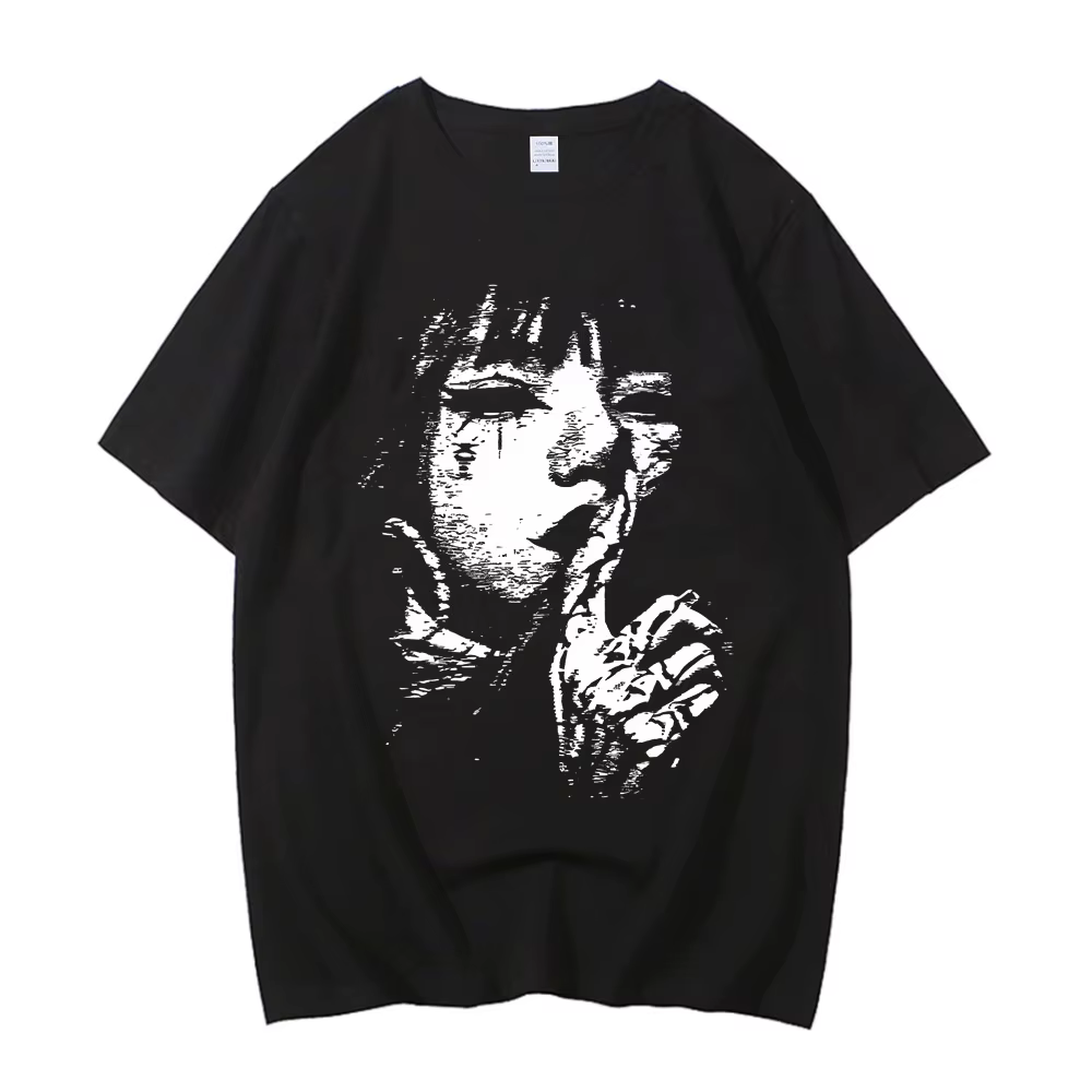Le T-shirt Manga "ITO Junji Uzumaki" est un T-shirt d'été Terrifiant et intéressant en pur coton pou