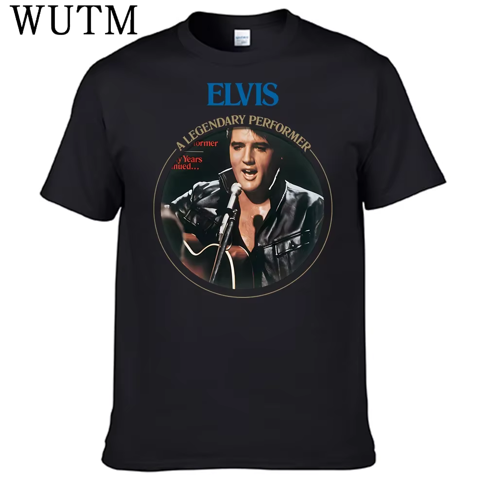 Presley Elvi t-shirt 100% coton pour hommes, chemise