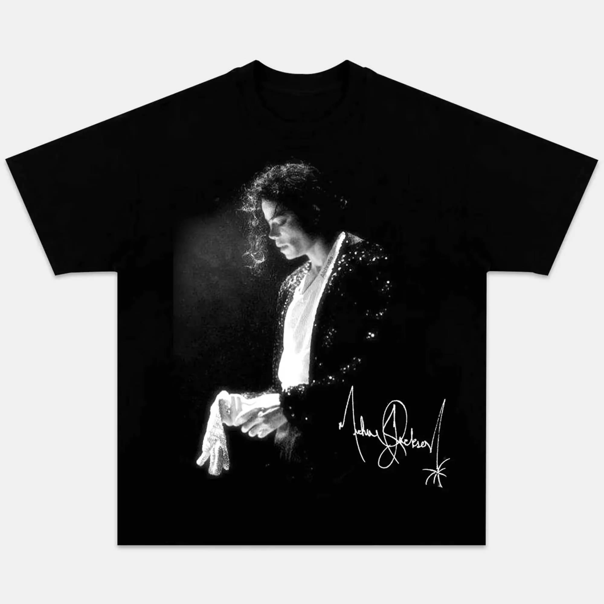 T-shirt vintage Michael Jackson en coton, décontracté, tendance, streetwear, vêtements pour hommes, 
