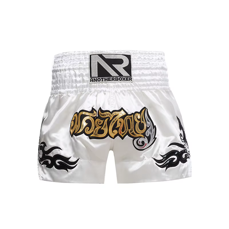 ANOTHERBOXER Short Muay Thai, vêtements de combat MMA brodés pour hommes, femmes, enfants, pantalons