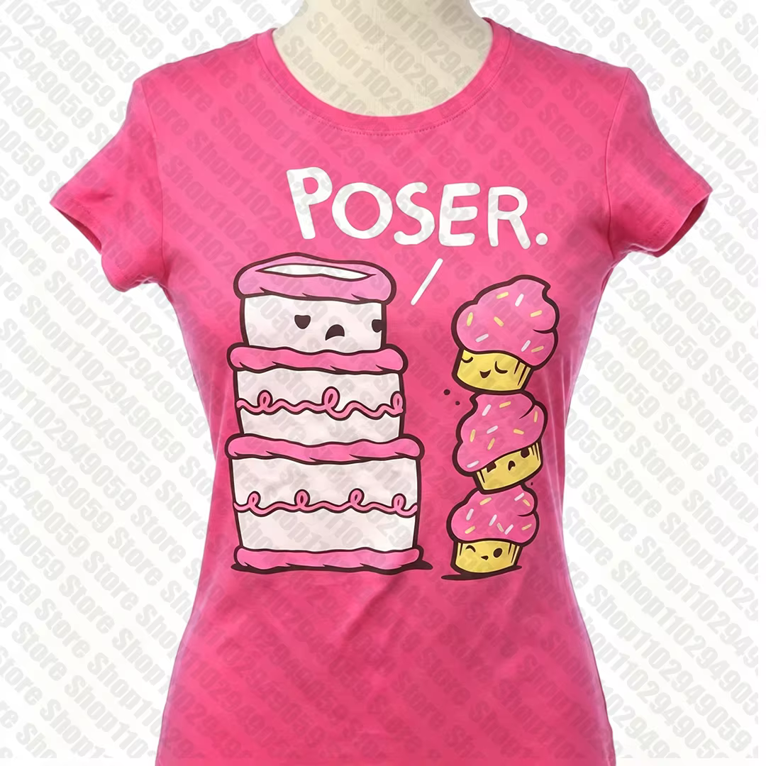 Vêtements d'été pour femmes, Tendances 2026, Tops Y2K, Baby Tees Kawaii, T-shirts Y2K, T-shirts amus