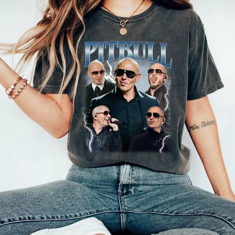 T-shirt vintage Pitbull, cadeau pour femme et homme, t-shirt unisexe