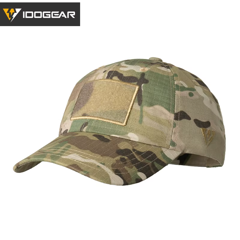 Casquette de baseball tactique IDOGEAR avec visière à mémoire de forme et séchage rapide - Imperméab