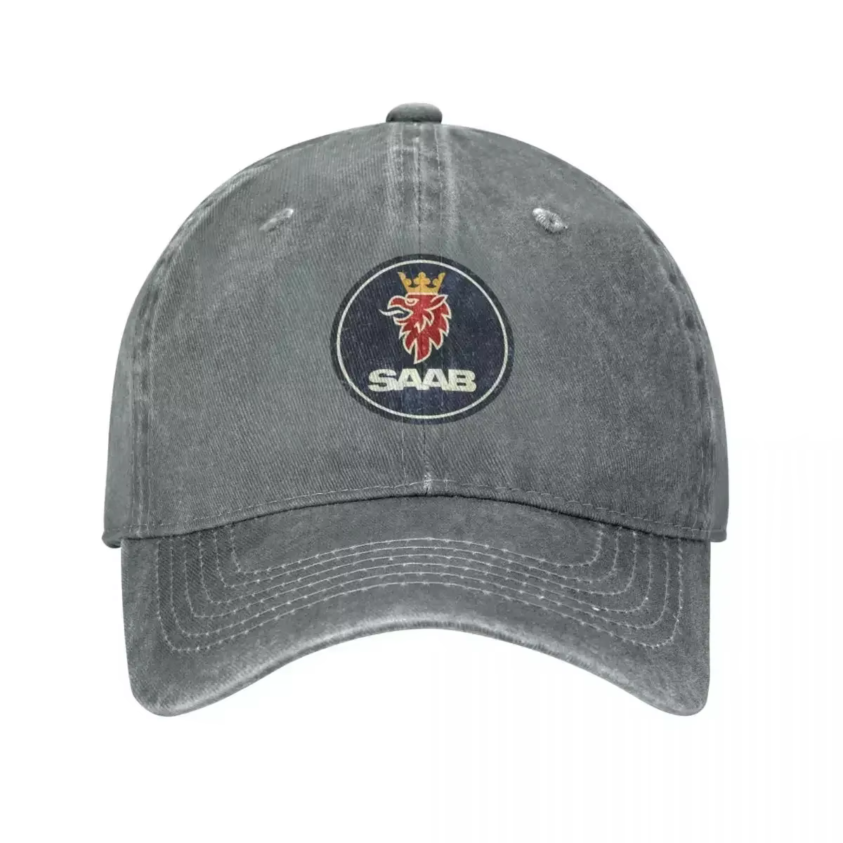 Casquette de baseball rétro avec logo vintage SAAB, casquette de soleil | -F- |   Chapeau pour homme