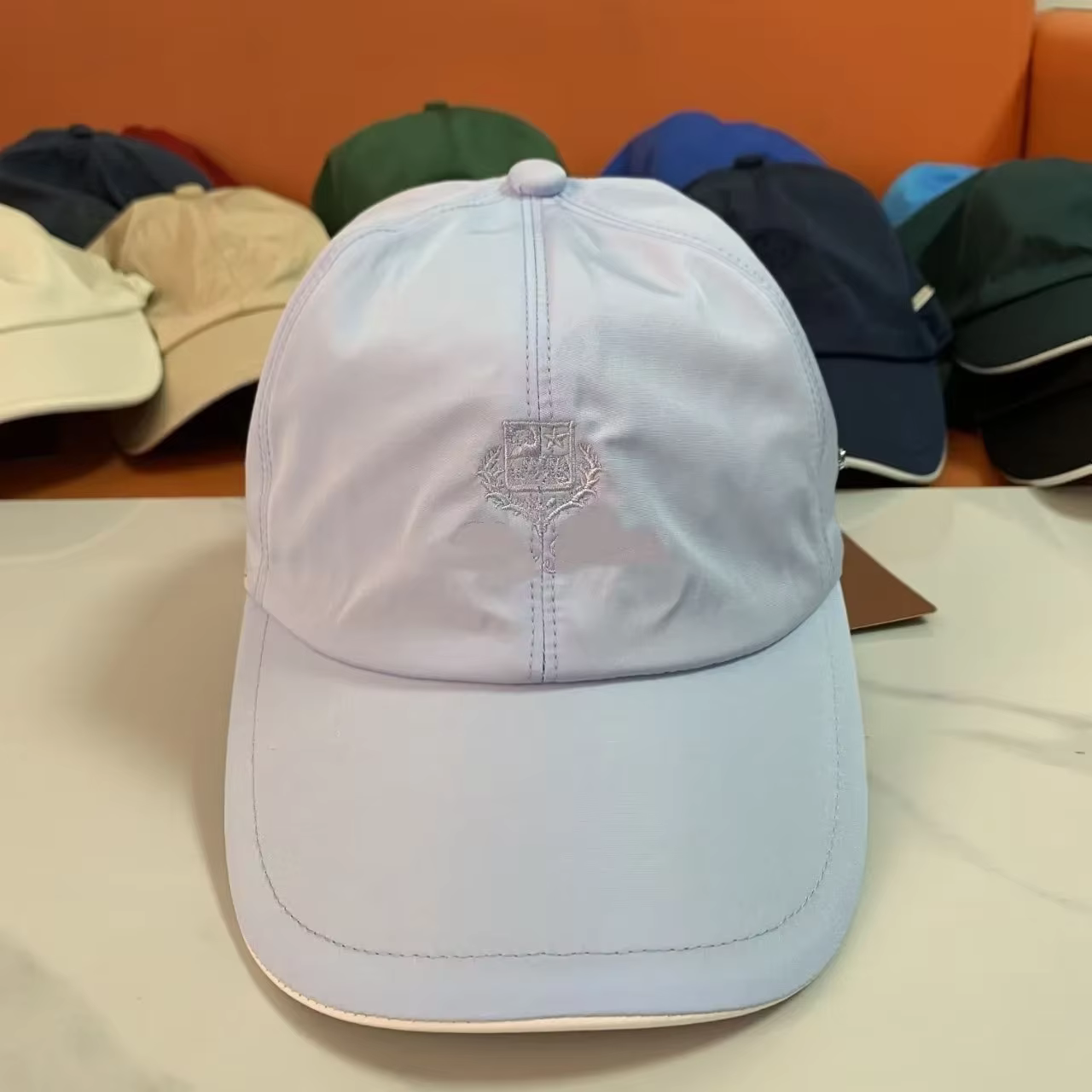 Casquette de baseball unisexe tendance avec visière souple, broderie de lettres, respirante et confo