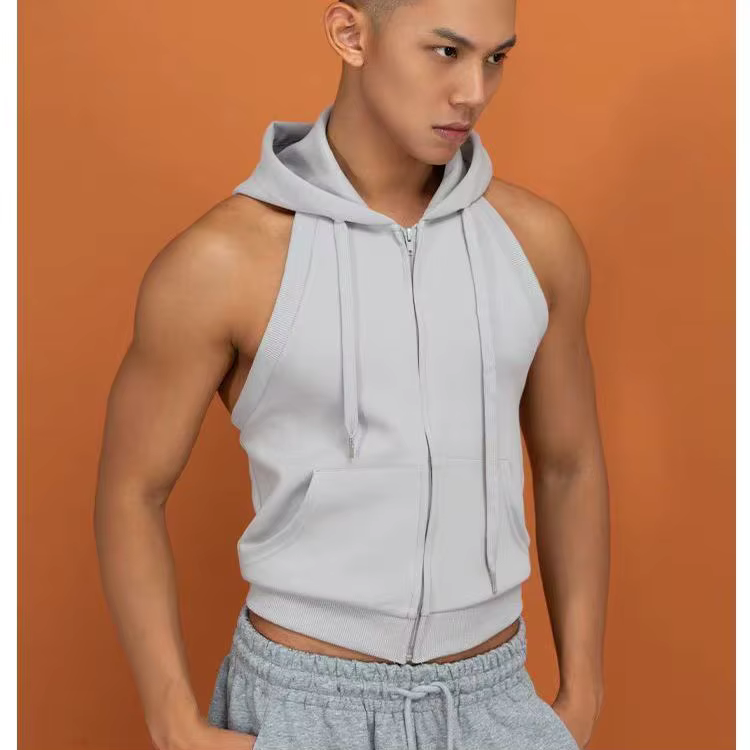 Blouson à Capuche Sexy Dos auxpour Homme, Streetwear Décontracté, CombChic, ix, Club, Nouvelle Colle