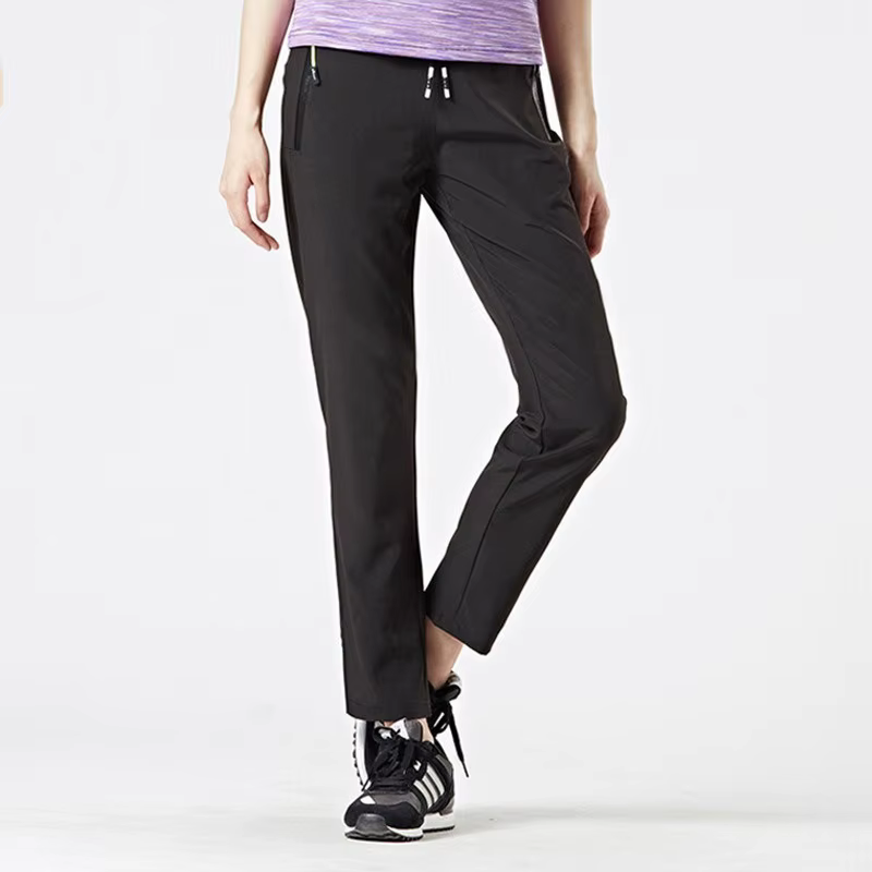 Pantalon d'été en Nylon à séchage rapide pour femme, survêtement léger, respirant et sportif en soie