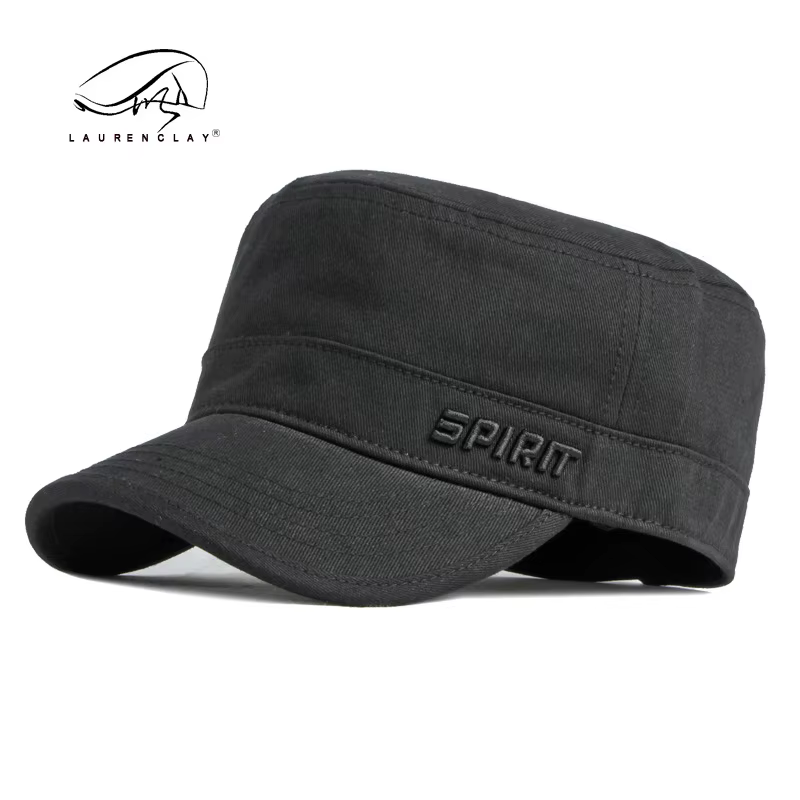 Chapeau plat en coton pour hommes et femmes, casquette de cadet vintage au design unique pour le sty