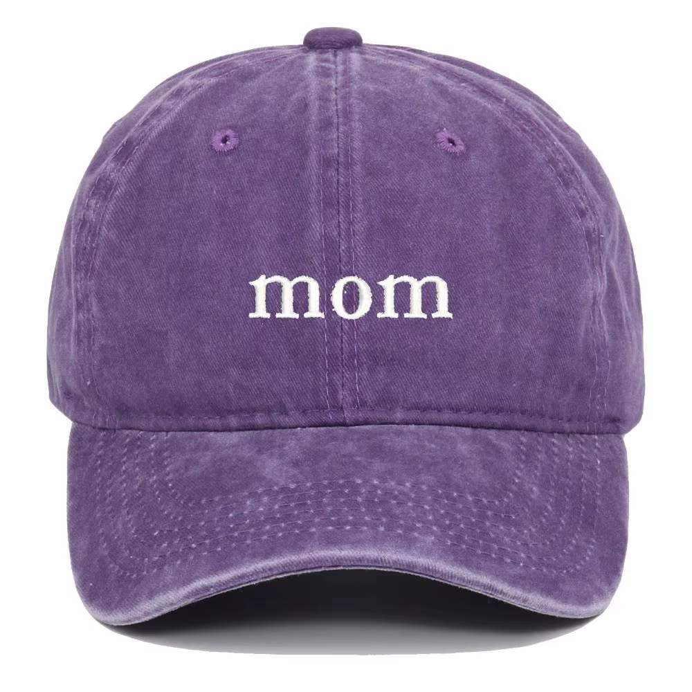 Casquette de baseball brodée tendance pour papa et maman, en coton lavé, réglable, pour couple, prot