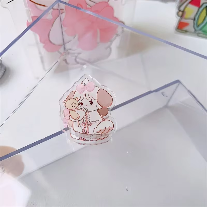 Clip chaton mignon Kawaii chat famille rose, Clips de reliure, accessoires de bureau