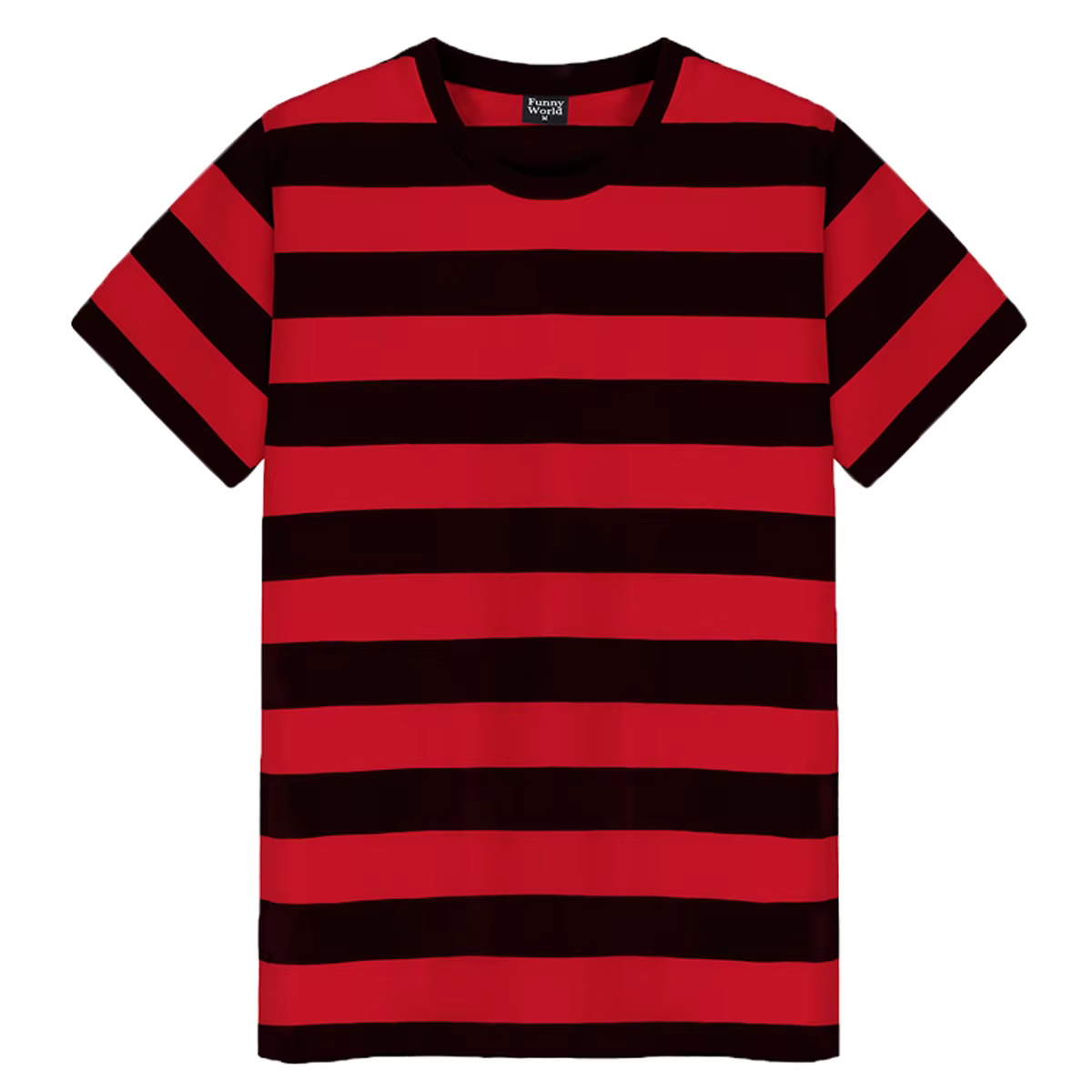 T-shirt rayé noir et blanc pour homme, décontracté et polyvalent, adapté à un usage quotidien, aux c
