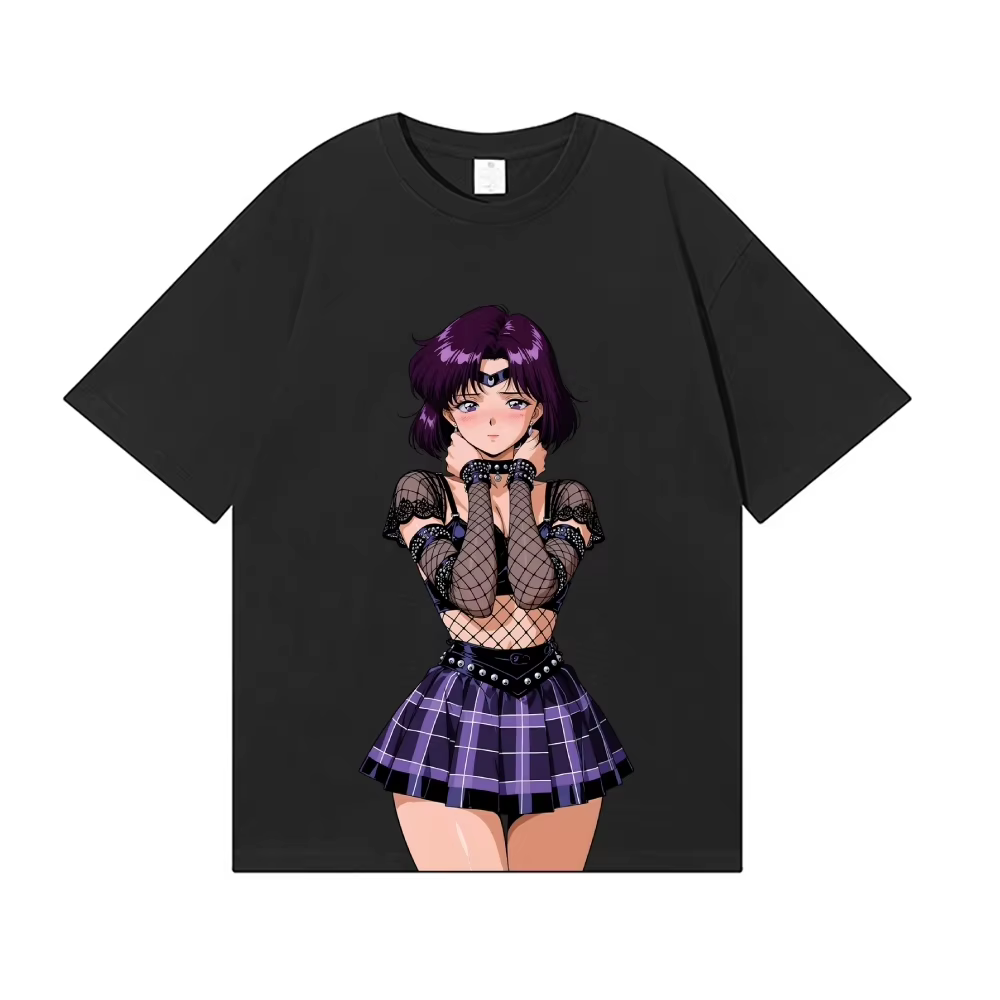 T-shirt classique style japonais Sailor Moon, streetwear de haute qualité, vêtements pour hommes et 