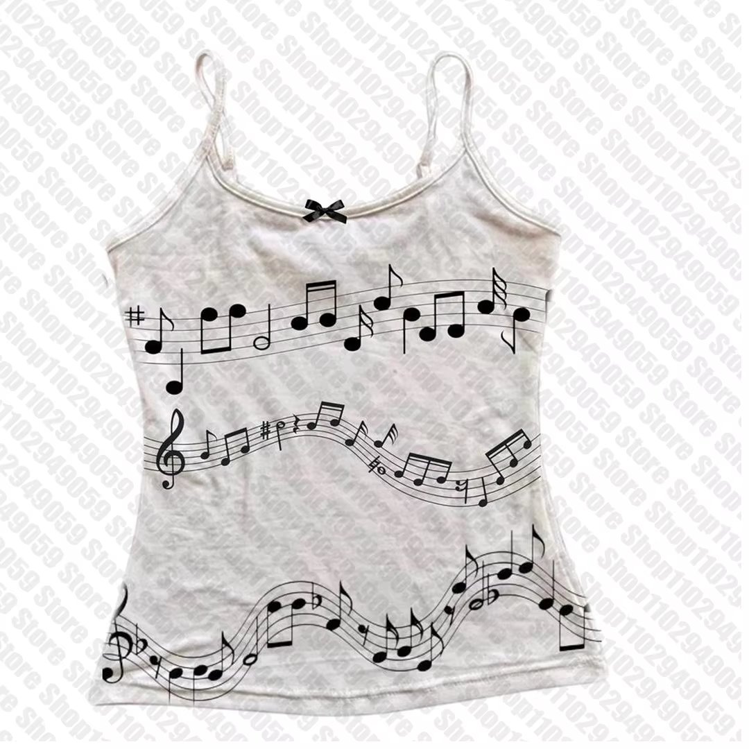 Tops esthétiques pour femmes, vêtements féminins, tops Y2K des années 2000 avec bretelles, vêtements