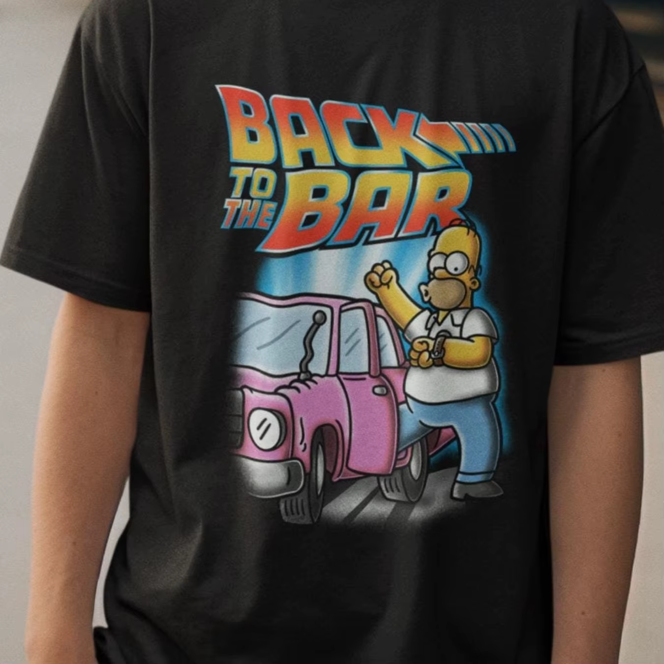 Bartman Bart Simpson les Simpsons cadeau drôle unisexe T-Shirt col en v sweat à capuche débardeur po
