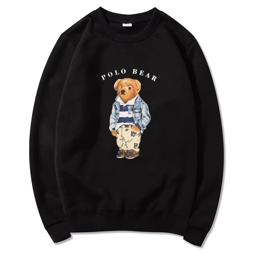 Pull décontracté confortable et polyvalent, sweat à capuche à motif ours en peluche à la mode