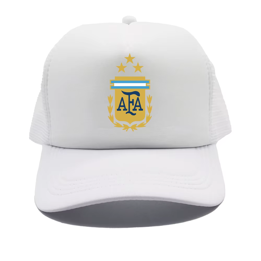 Casquette de camionneur unisexe avec filet en maille, casquette de baseball, chapeau d'Argentine, 3 