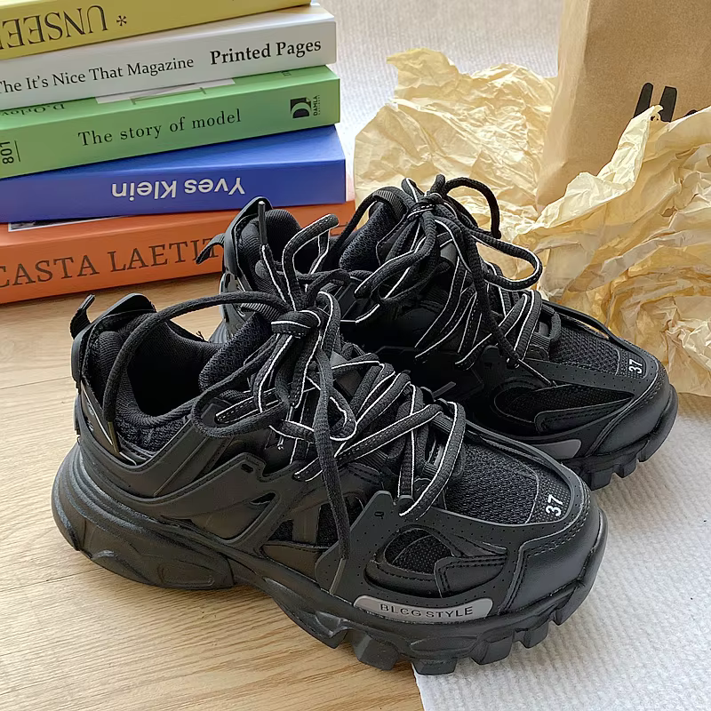 Baskets épaisses pour hommes et femmes, chaussures de sport décontractées pour garçons et filles, ch
