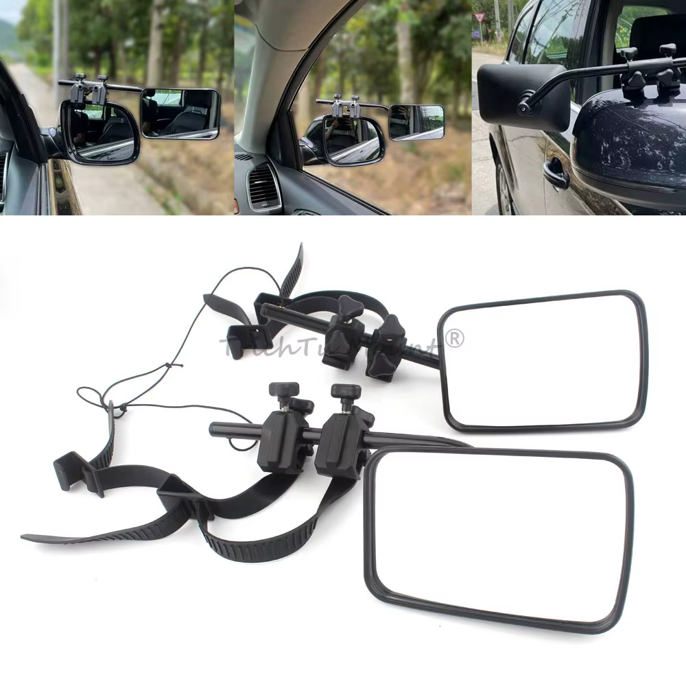 Rétroviseur de remorquage de voiture, rétroviseur de remorque de caravane, angle mort, ange large, e