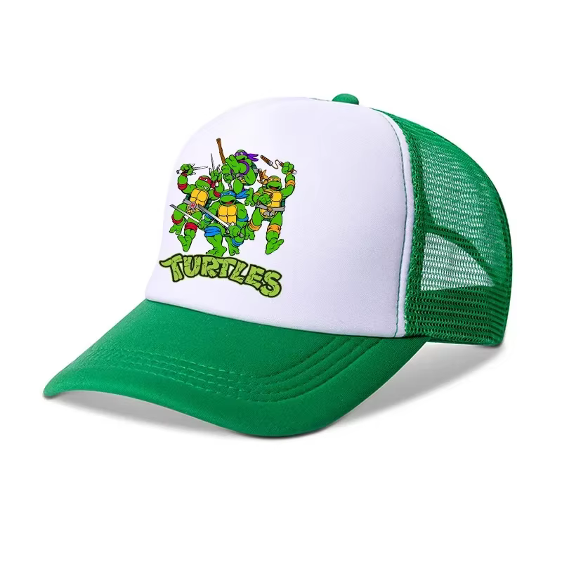 Casquette de baseball Teenage Mutant Ninja Turtles, chapeau d'été réglable, respirant, TMNT, pour ho