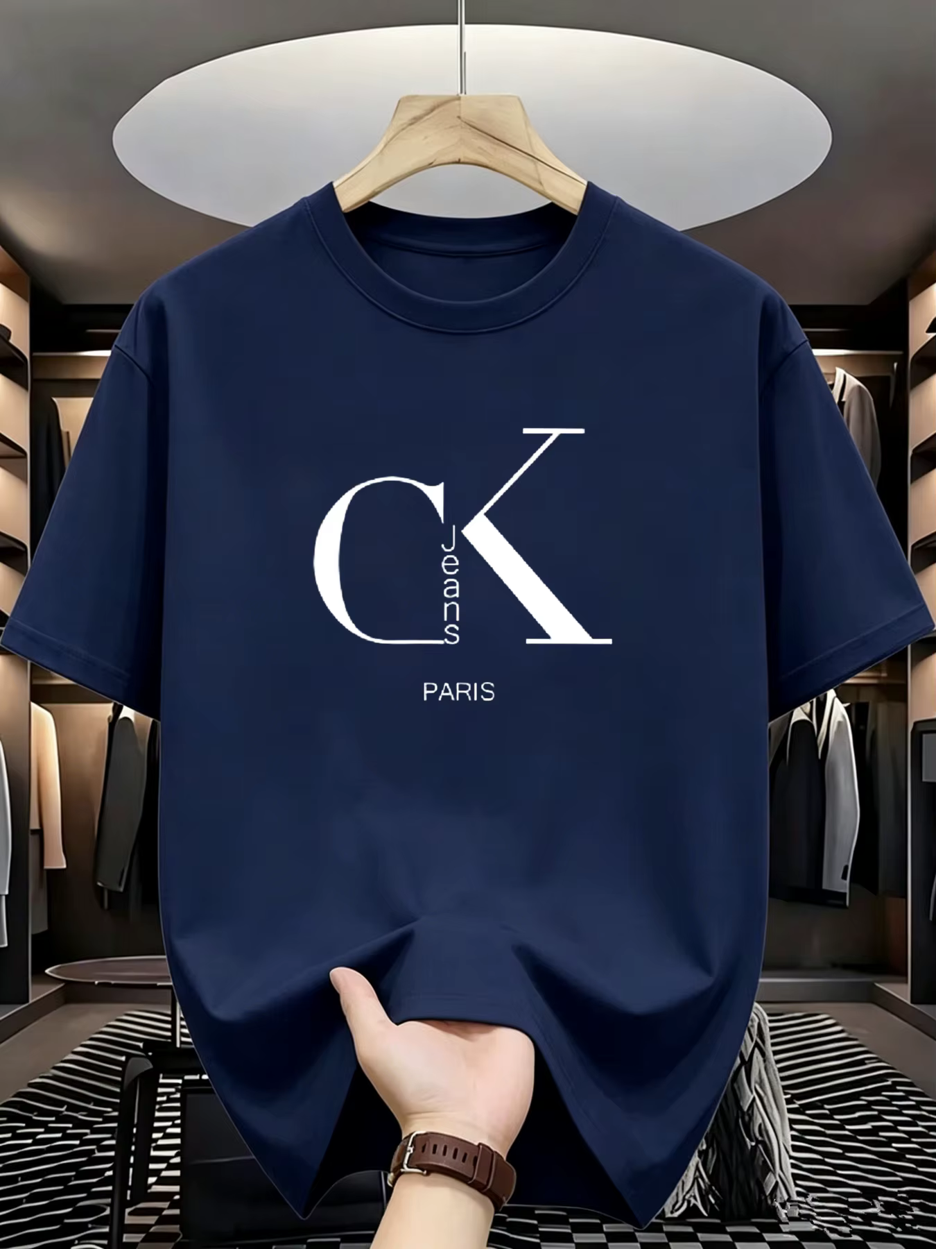 T-shirt pour homme de haute qualité, imprimé avec des lettres amusantes, décontracté, streetwear coo