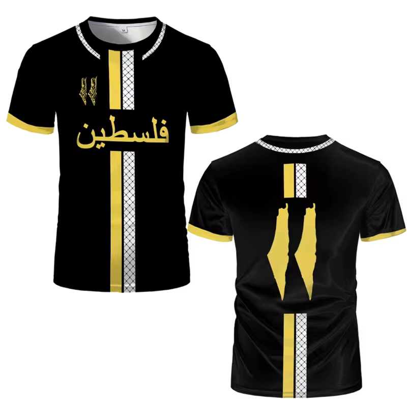 Maillot de Football Palestine t-shirts adultes et enfants nouvel été impression numérique uniformes 