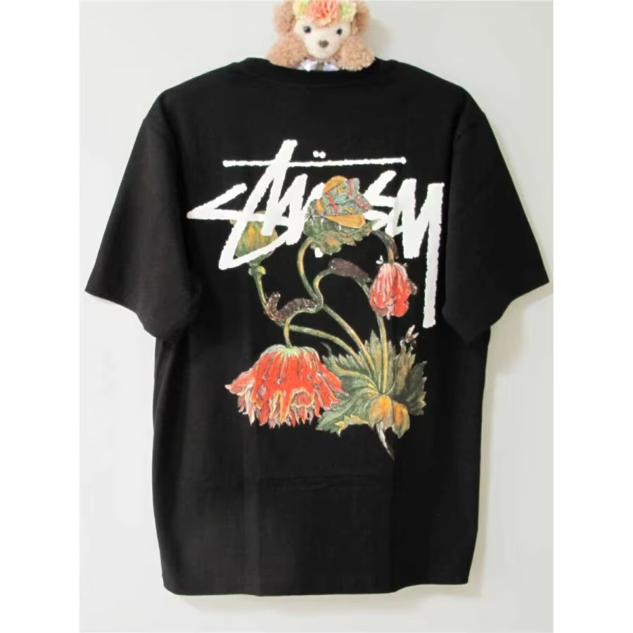 T-shirt pour homme de haute qualité, en coton pur épais, nouveau modèle d'été, avec motif imprimé, é