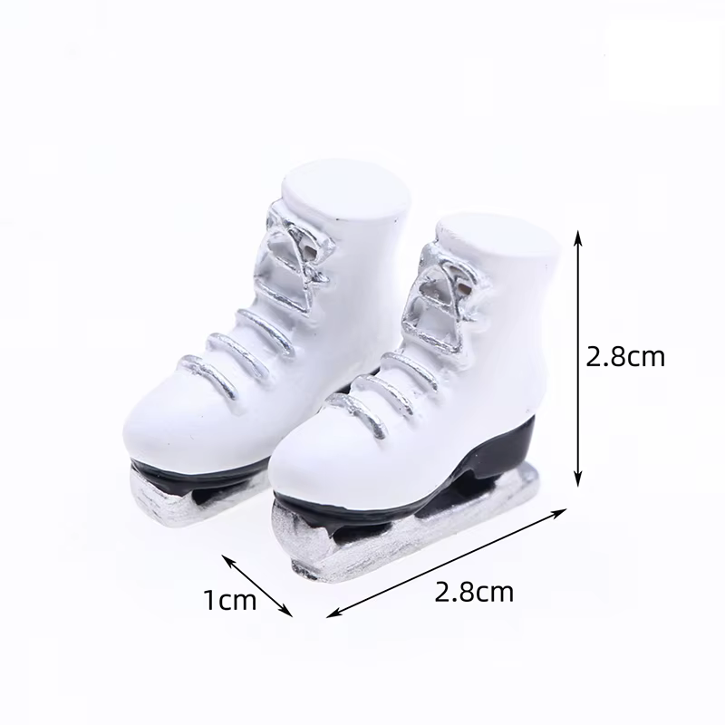 1 paire pour enfant poupée patins à roulettes cadeau décoratif enfants jouet poupée accessoires Mini