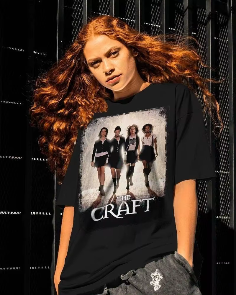 T-shirt The Craft Movie : T-shirt graphique sur le thème du film Witch, T-shirt ample et respirant p