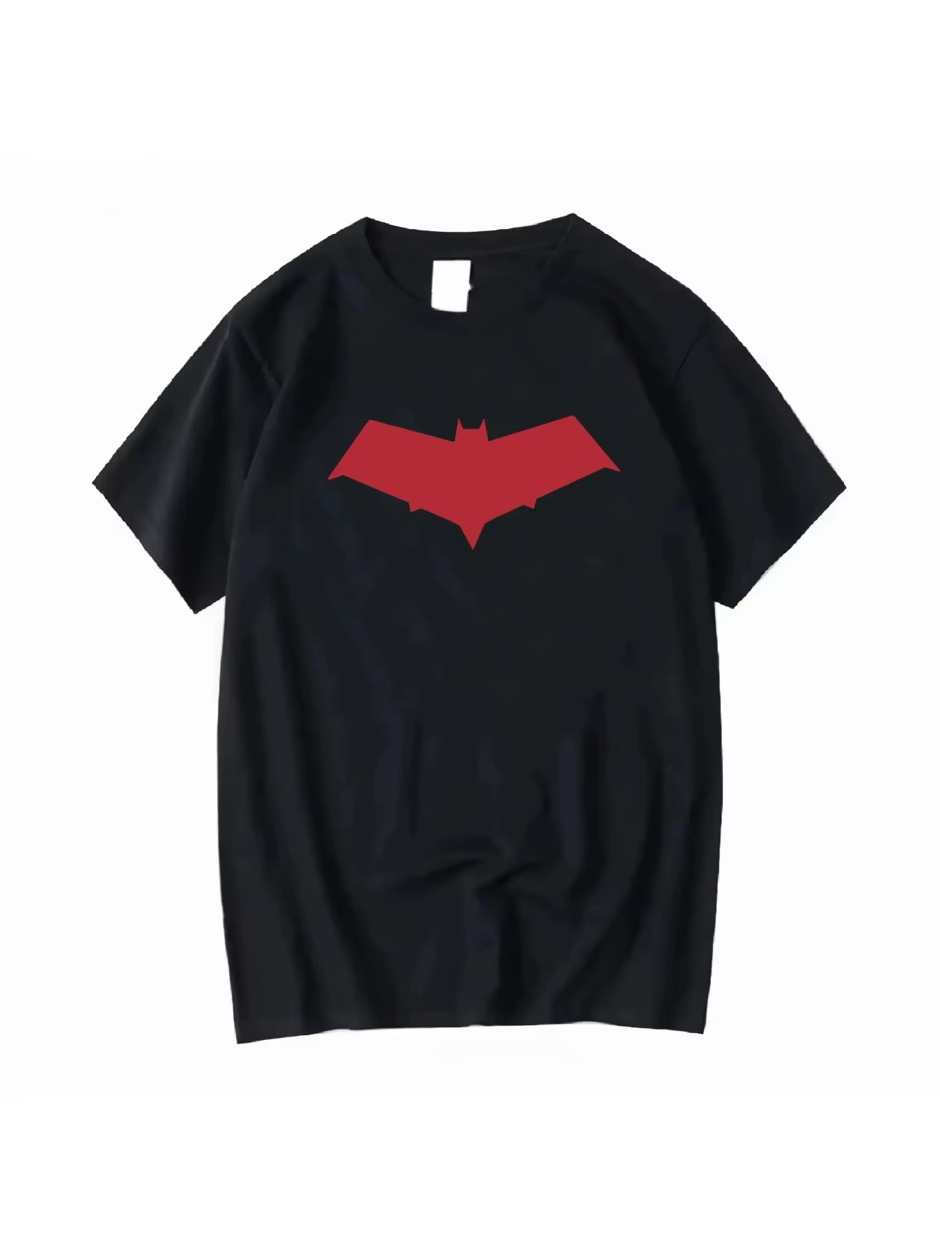 T-shirt unisexe noir à manches longues ou courtes, motif Red Hood Symbol Jason Todd, style vintage d