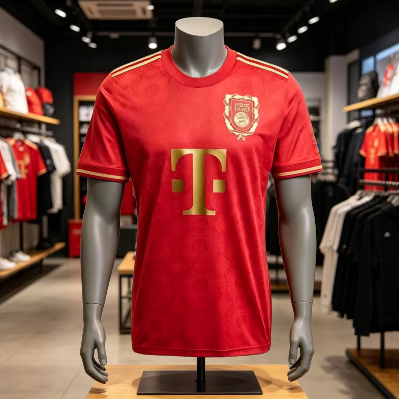 Nouveau maillot de football pour hommes de Munich, maillot de football B-Bayern, ensemble du 125e an