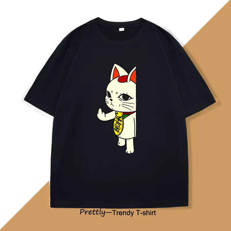 Dandadan Turbo Granny Cat T-shirt Manga Designer Unique Cosplay Momo Anime T-shirt Décontracté Manch