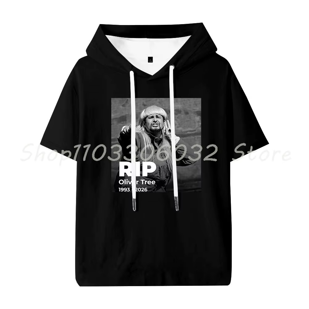 Rip Oliver Tree 1993-2026 T-shirts à capuche pour femmes et hommes, t-shirt à manches courtes, vêtem