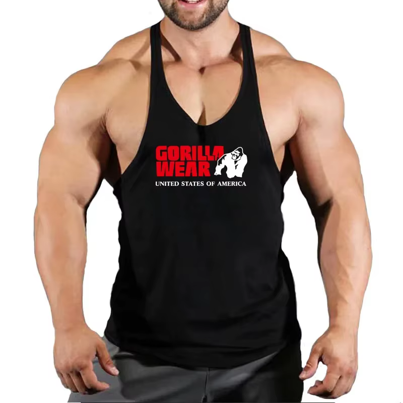 Musculaire homme gymnases hommes vêtements débardeur gilet gymnase musculation et Fitness Stringer v