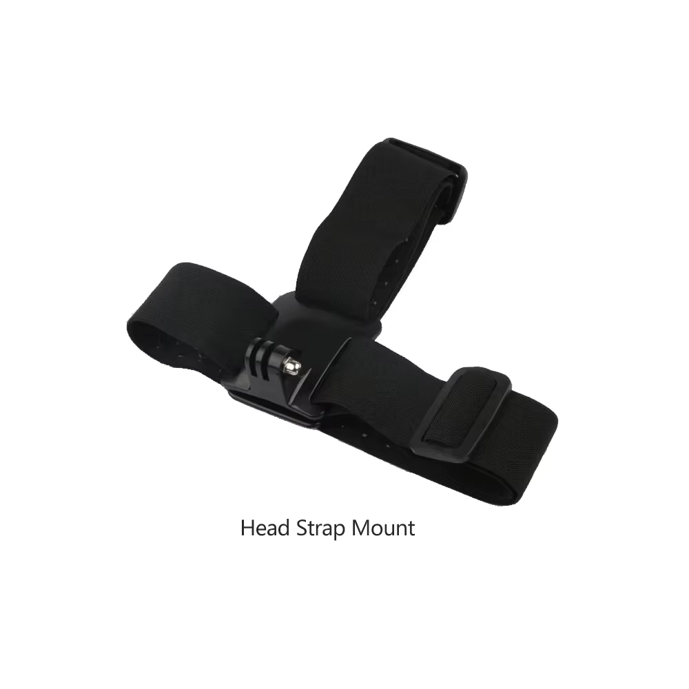 Kit d'accessoires pour caméra d'action, sangle de tête, support de poitrine réglable pour téléphone 