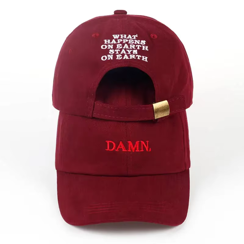 Casquettes DAMN pour hommes et femmes brodées DAMN. Casquette de baseball non structurée style Dad H