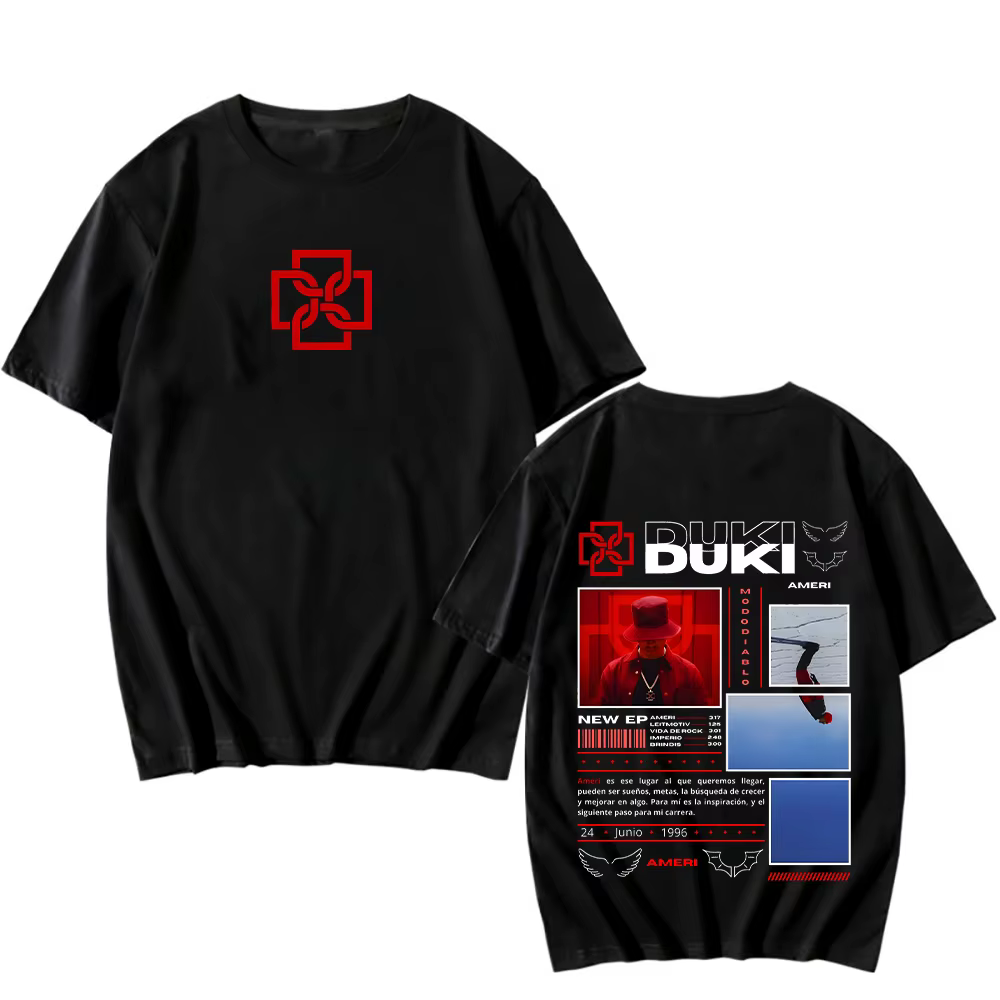 Duki Ameri nouveau EP T-Shirts unisexe hommes/femmes vêtements classiques Hip Hop hauts Vintage mode