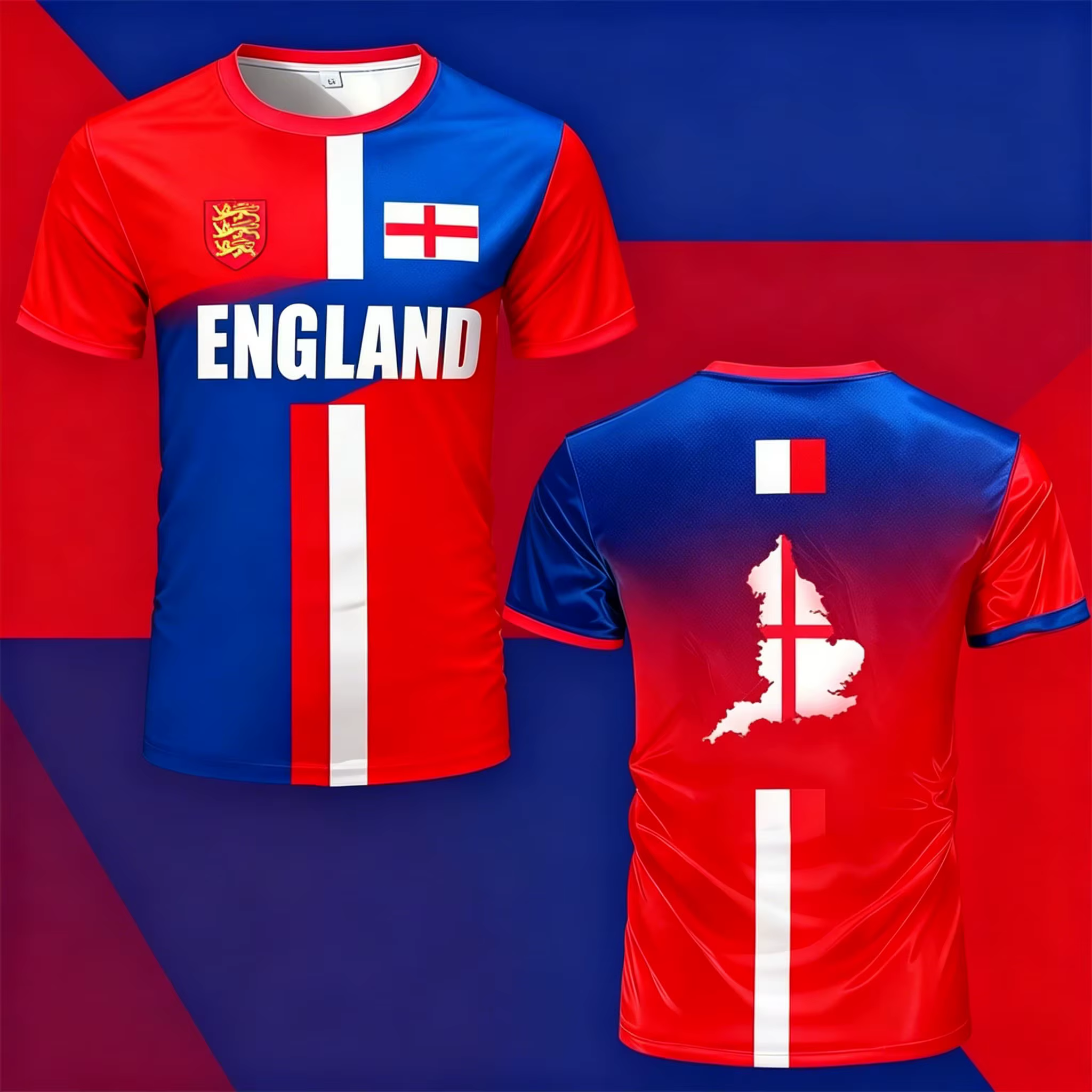Maillot de football d'Angleterre, vêtements de sport, t-shirt pour hommes, t-shirt pour femmes, t-sh