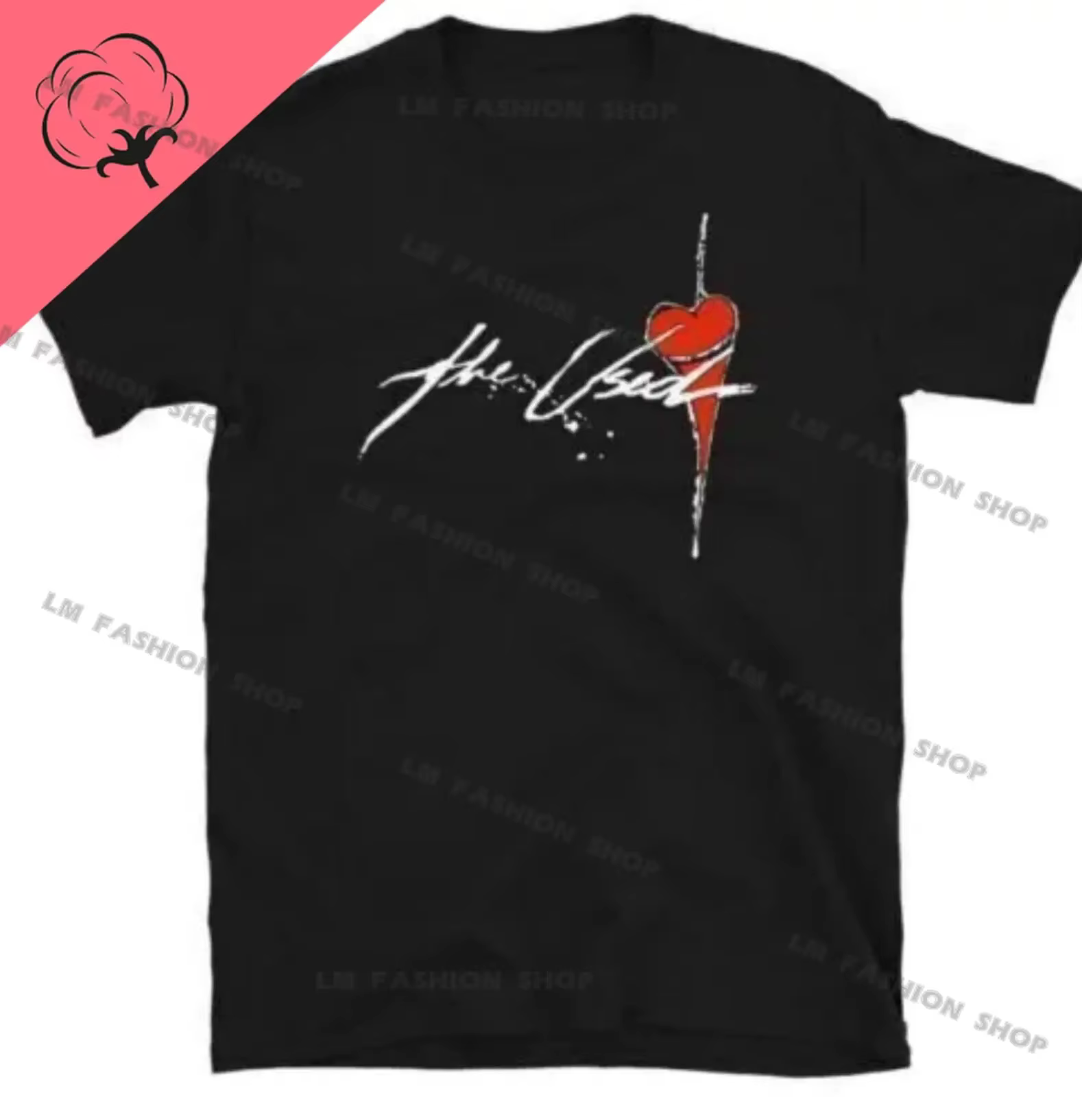 L'occasion dans l'amour et la mort coeur post-hardical t-shirts graphiques vêtements pour hommes hau