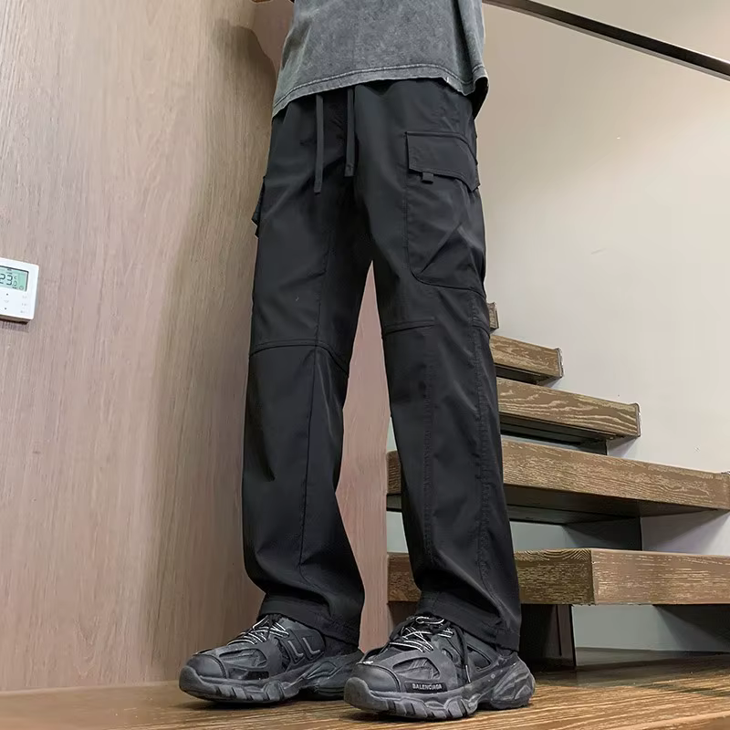 Vêtements de travail de marque de mode américaine pantalons décontractés pour hommes printemps et au
