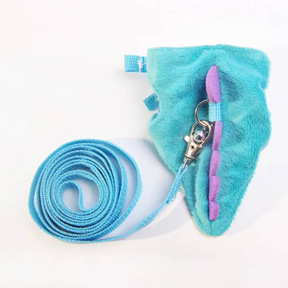 Harnais doux pour furets, sangle de poitrine réglable en flanelle pour hamsters, design en forme de 