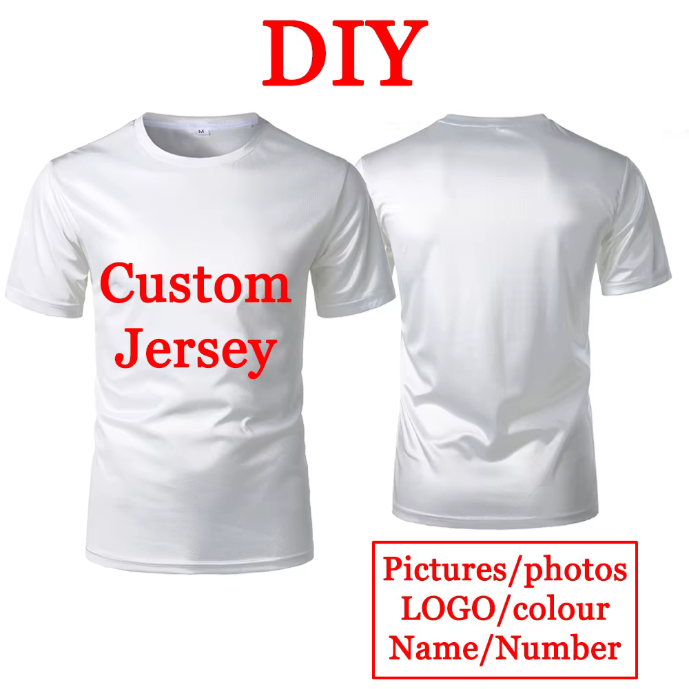 BRICOLAGE T-shirt Polyester Fiber Matériel Vêtements Style Personnalisation Personnalisation Privée