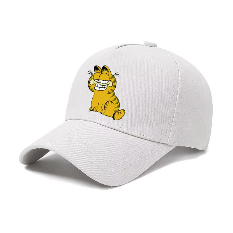 Nouvelle casquette de baseball Garfield, imprimé anime et dessin animé, haute valeur esthétique, déc