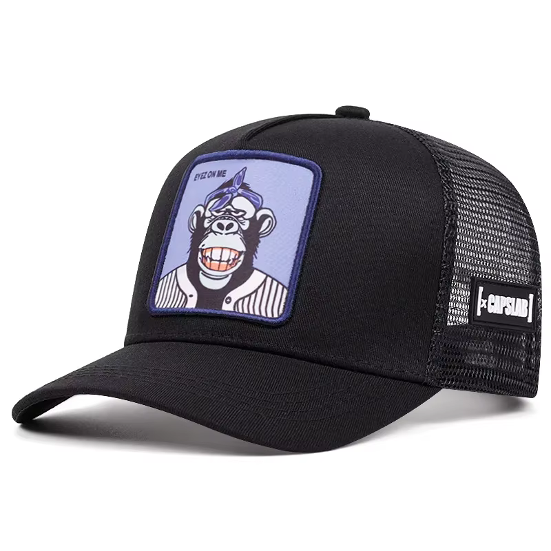 Casquette de Baseball panthère noire pour Sport de plein air, de haute qualité, brodée, réglable, un